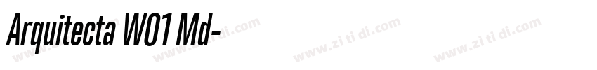 Arquitecta W01 Md字体转换
